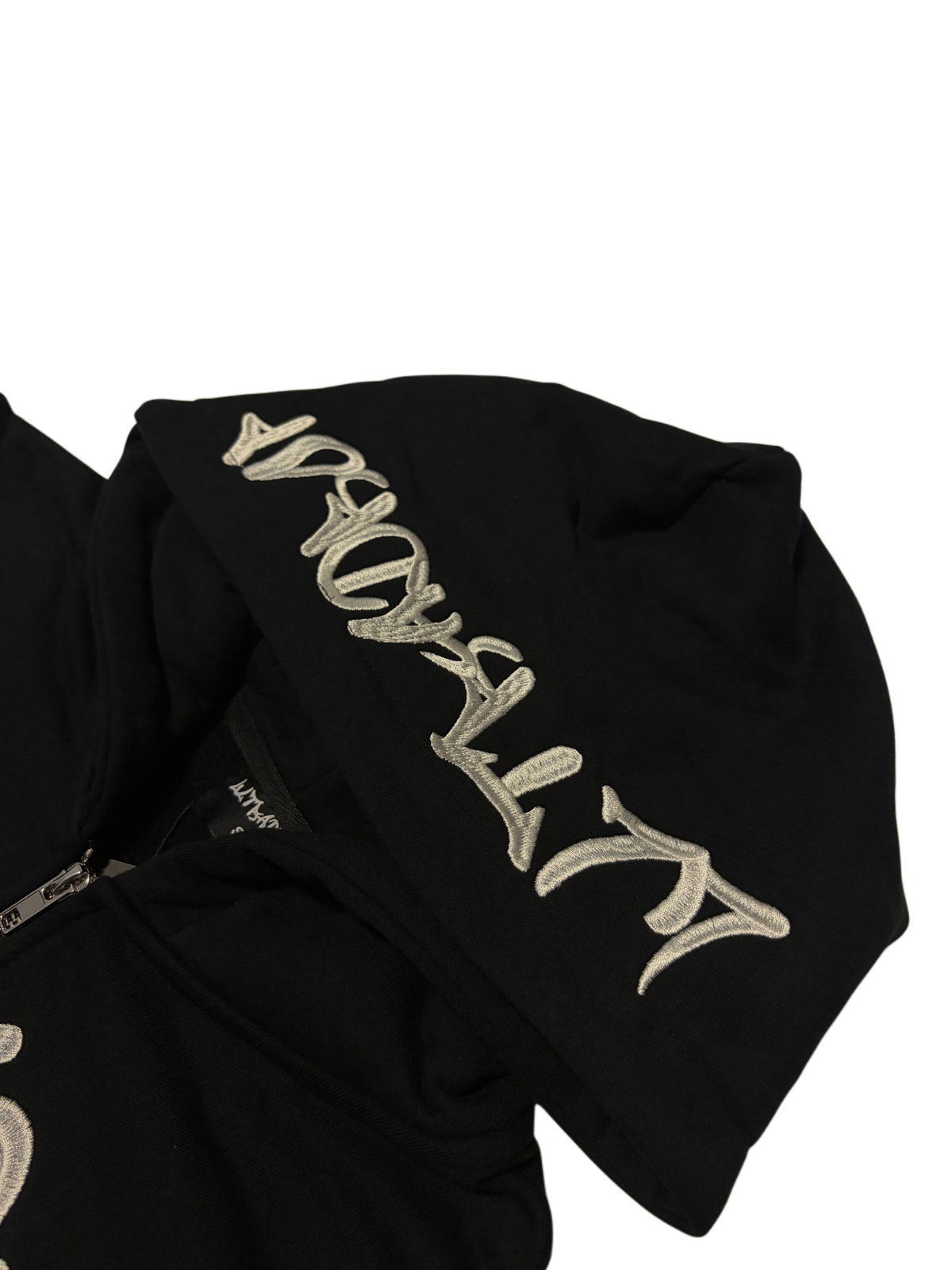UltraDrop Black Zip-Up Hoodie