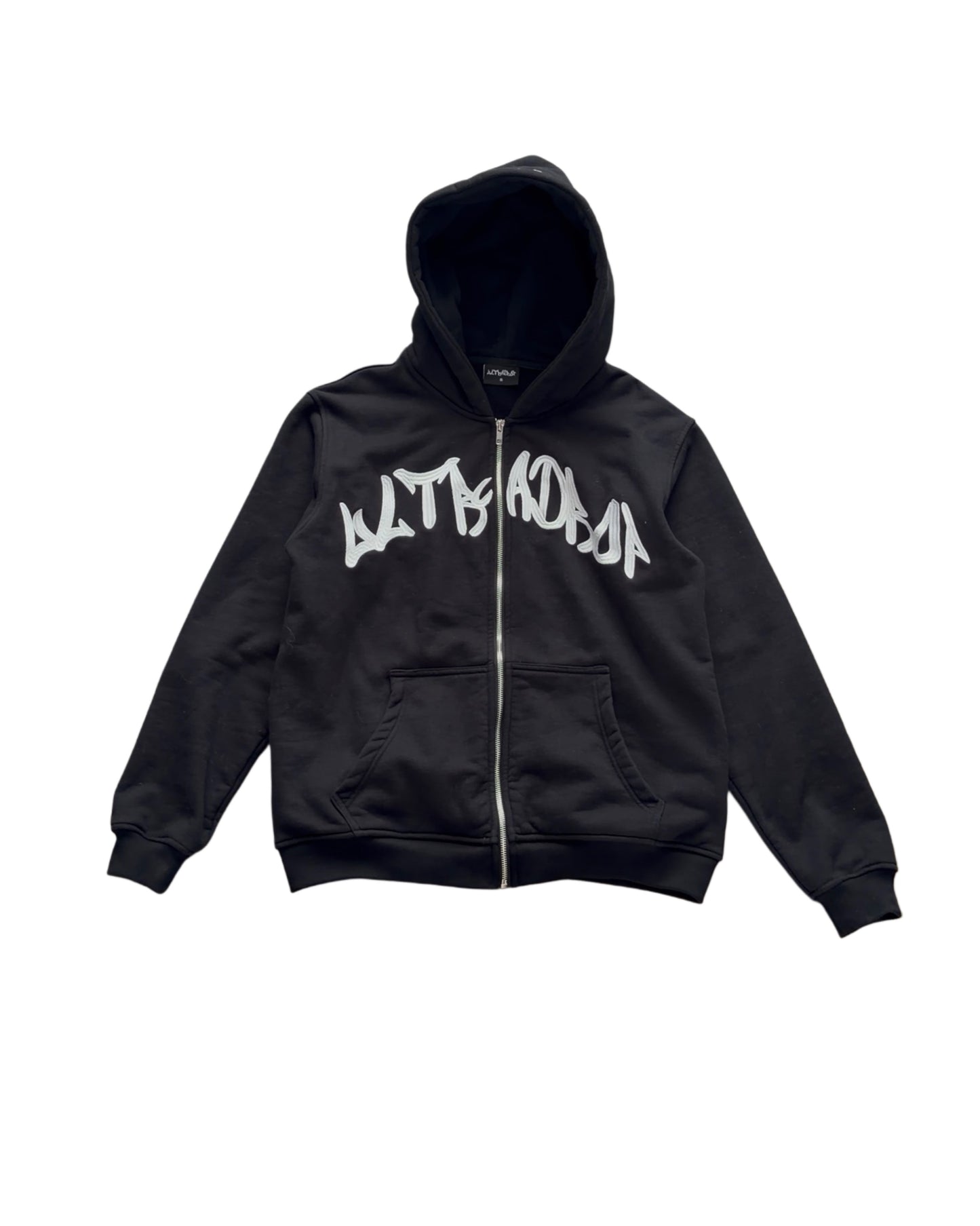 UltraDrop Black Zip-Up Hoodie