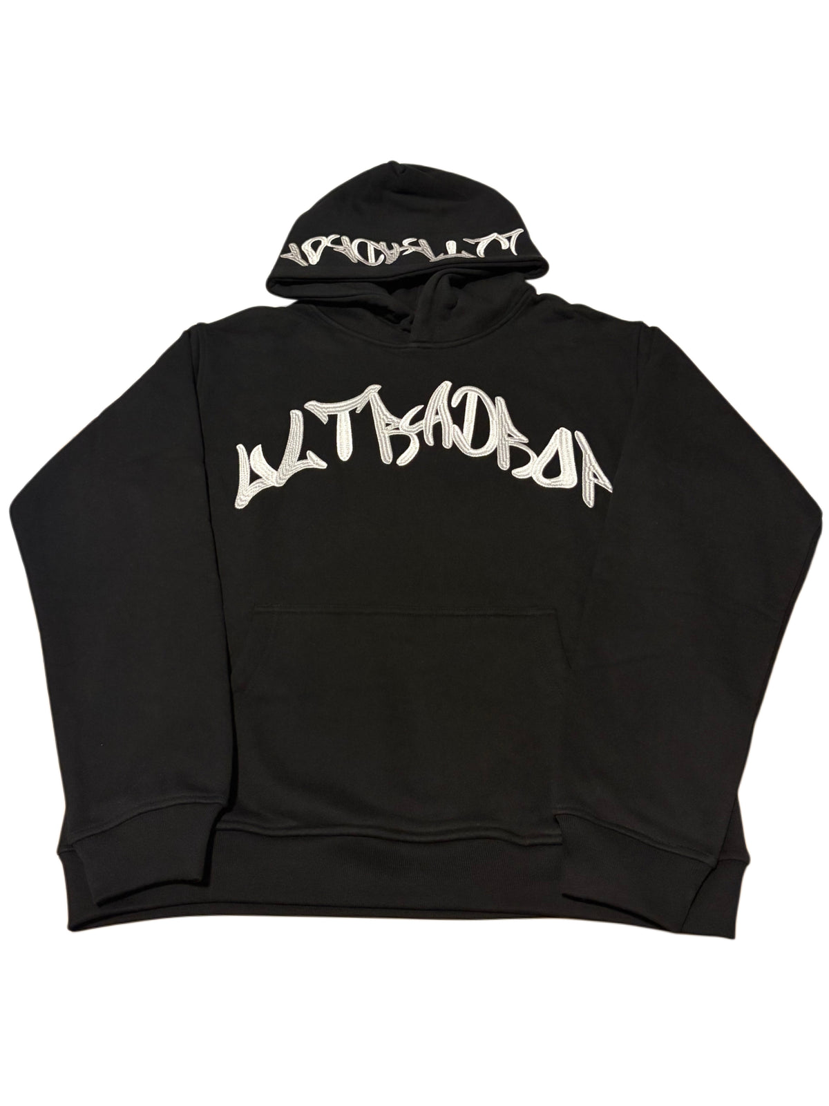 UltraDrop Black Pullover Hoodie & Flared Pants