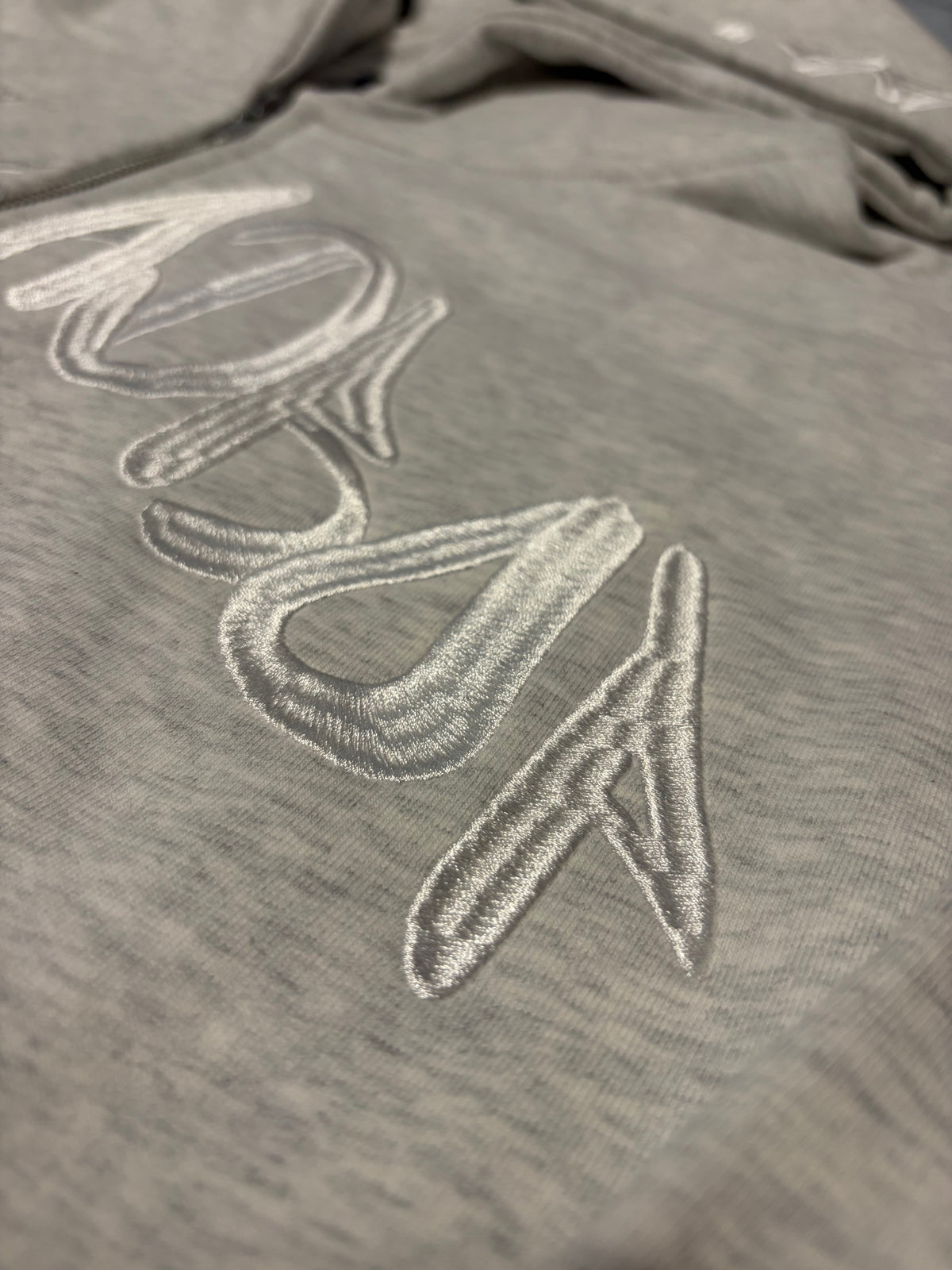 UltraDrop Grey Zip-Up Hoodie