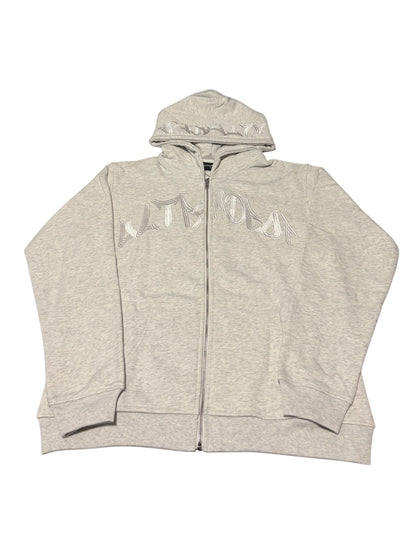 UltraDrop Grey Zip-Up Hoodie