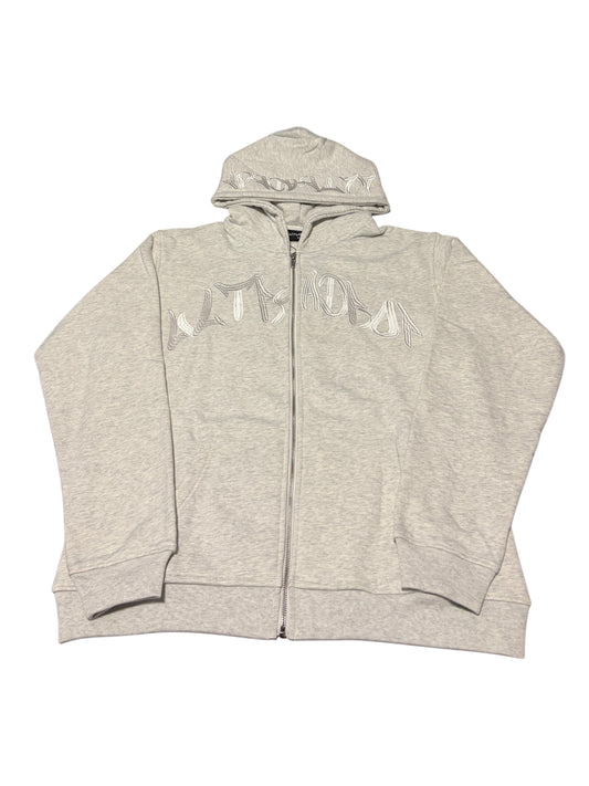 UltraDrop Grey Zip-Up Hoodie