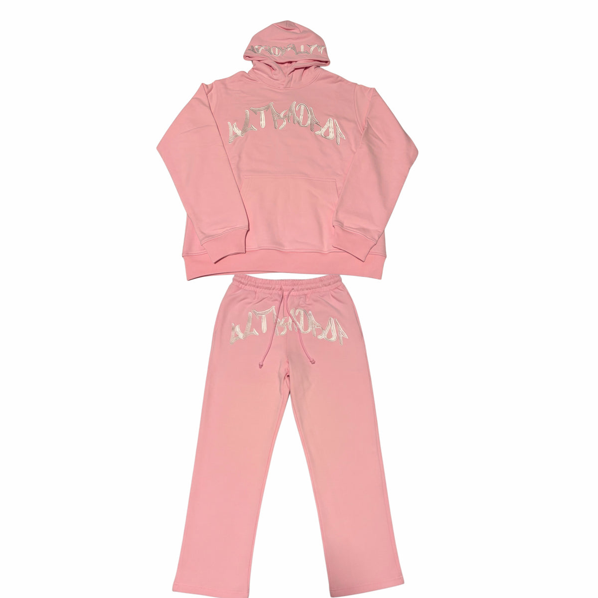 UltraDrop Pink Pullover Hoodie & Baggy Pants