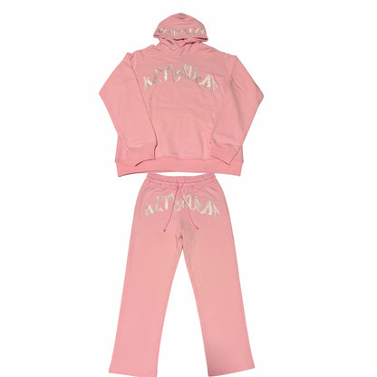 UltraDrop Pink Pullover Hoodie & Baggy Pants