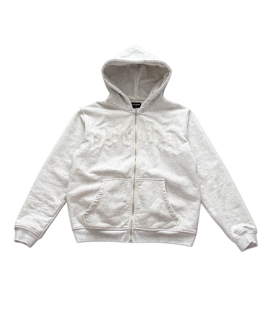 UltraDrop Grey Zip-Up Hoodie