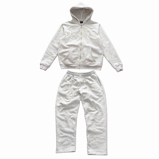 UltraDrop Grey Zip-Up Hoodie & Baggy Pants