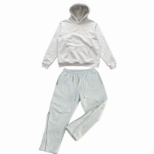 UltraDrop Grey Pullover Hoodie & Flared Pants