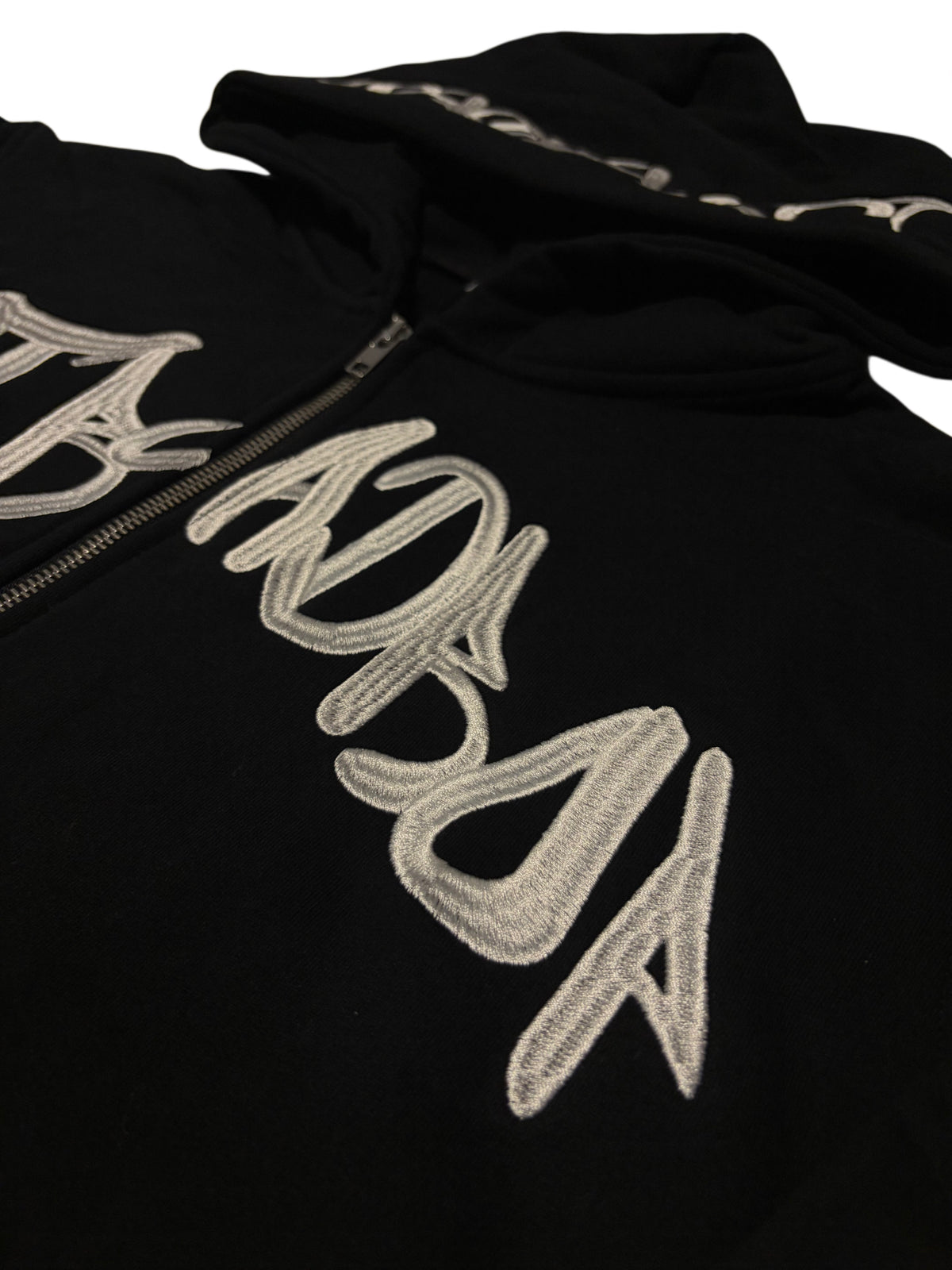 UltraDrop Black Zip-Up Hoodie