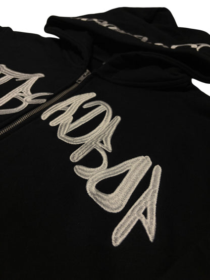 UltraDrop Black Zip-Up Hoodie