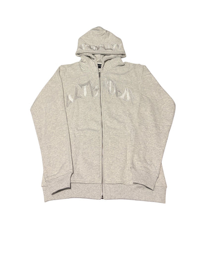UltraDrop Grey Zip-Up Hoodie & Flared Pants