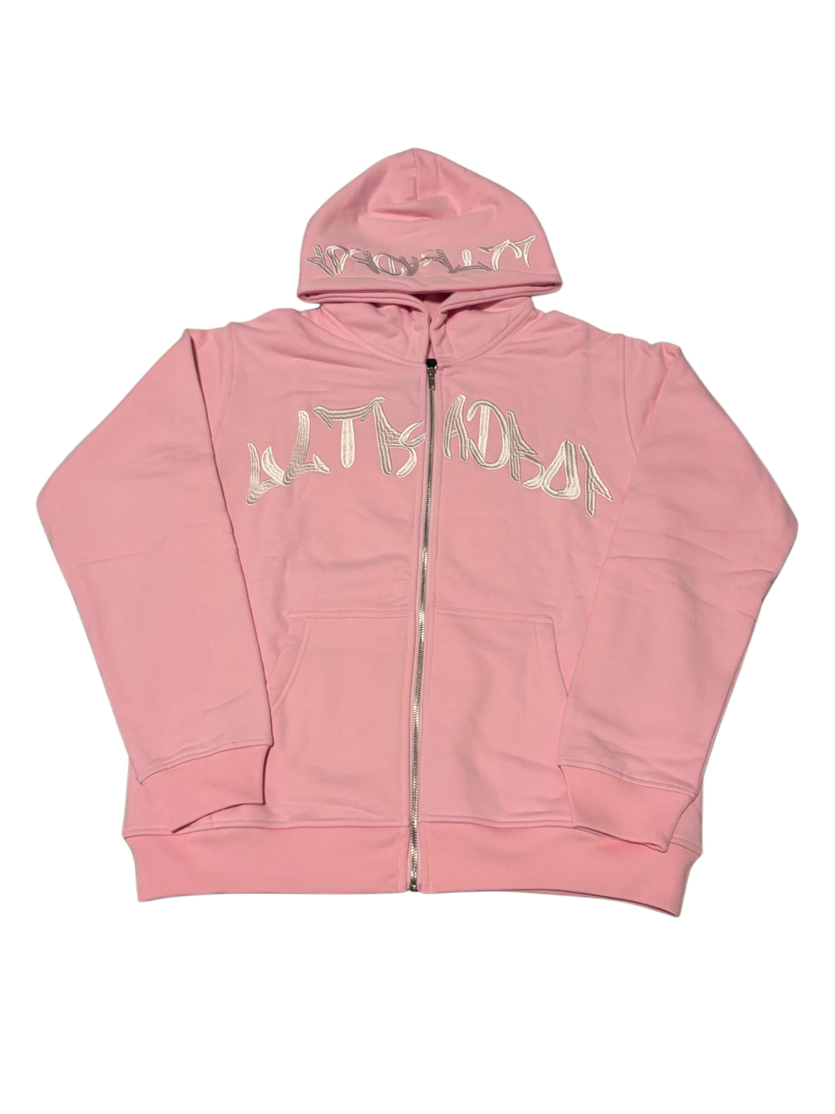 UltraDrop Pink Zip-Up Hoodie