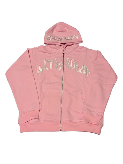 UltraDrop Pink Zip-Up Hoodie