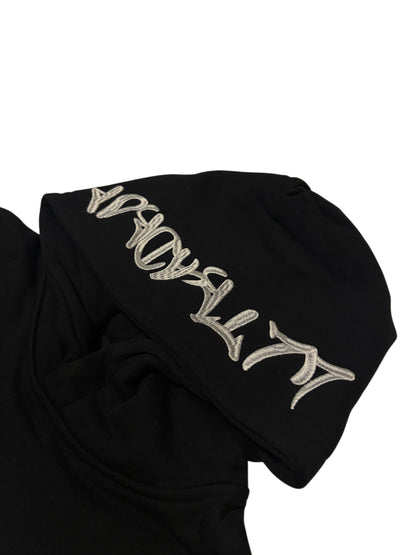 UltraDrop Black Pullover Hoodie