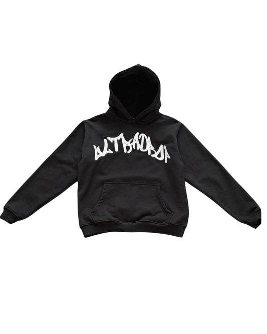 UltraDrop Black Pullover Hoodie
